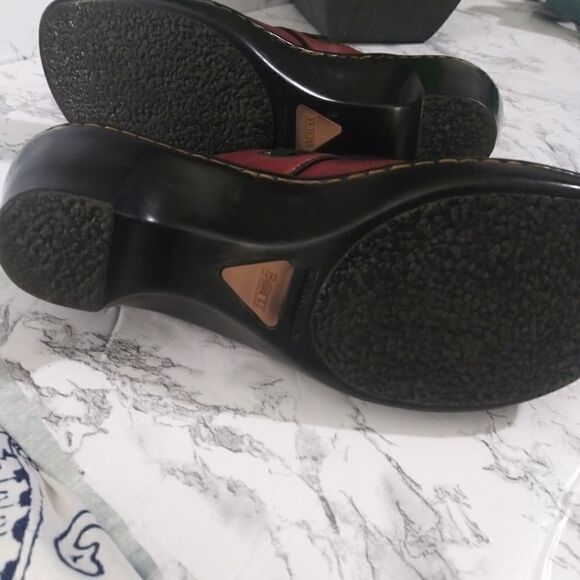 Born red leather clogs / mules - Picture 6 of 9